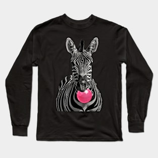 Zebra Captivating Camouflage Long Sleeve T-Shirt